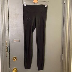 Under Armour Compression Fit Tights Leggings with Mesh and Zip Pocket